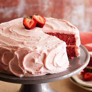 Simply delicious strawberry Cake